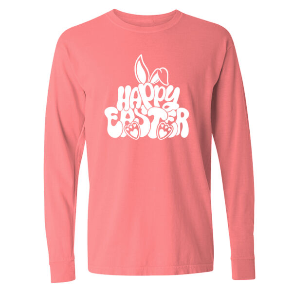 H2T Easter 2026 Logo 3 - Garment-Dyed Heavyweight Long Sleeve T-Shirt Thumbnail