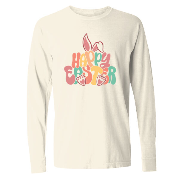 H2T Easter 2026 Logo 3 - Garment-Dyed Heavyweight Long Sleeve T-Shirt Thumbnail