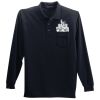 Long Sleeve Silk Touch Polo with Pocket Thumbnail